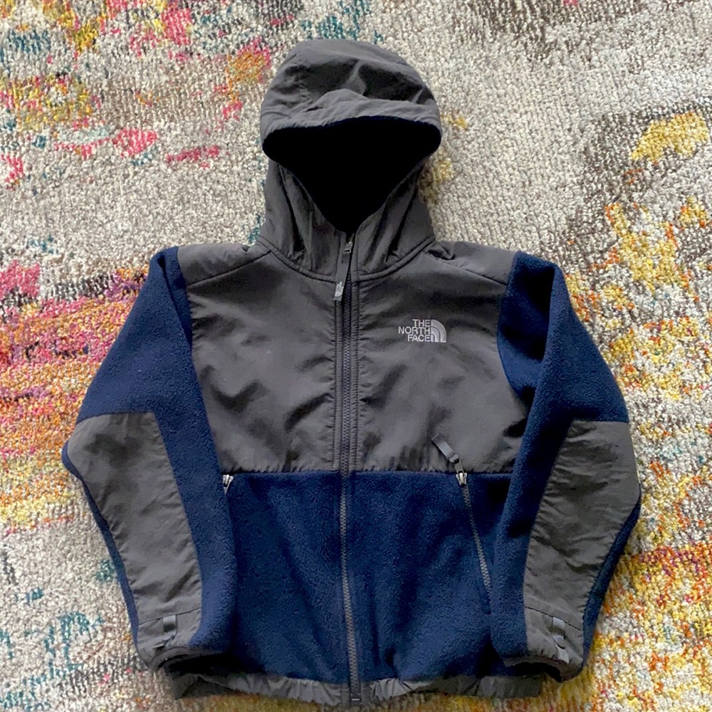 Northface denali fleece hoodie jacket for boys